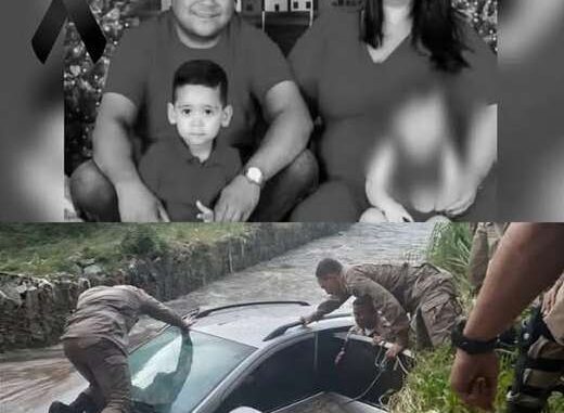 Father, mother and son are found dead in a car in a river, they were with their m…See more